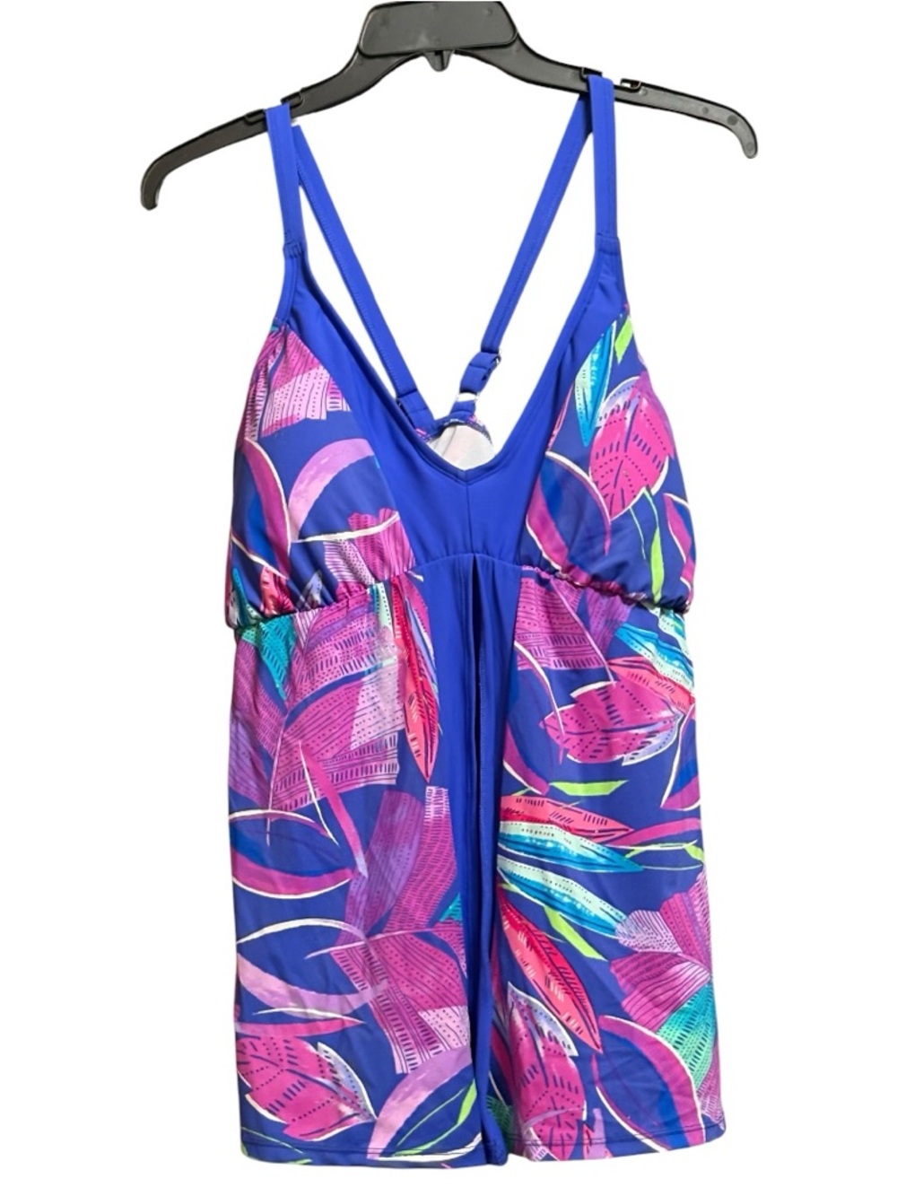 American Beach Tropical Tankini  Swim Top 20W